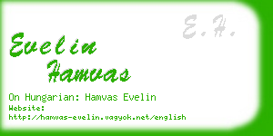 evelin hamvas business card